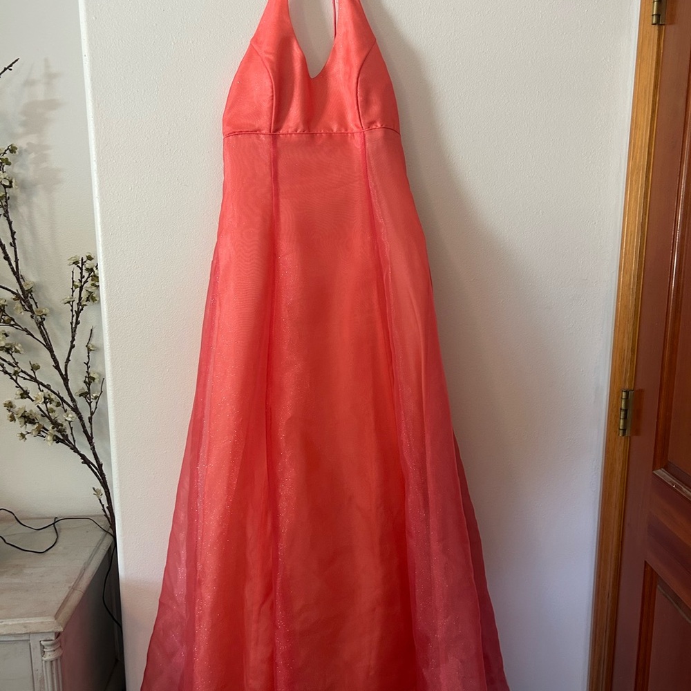 Blondie Nites Vibrant Coral Dress